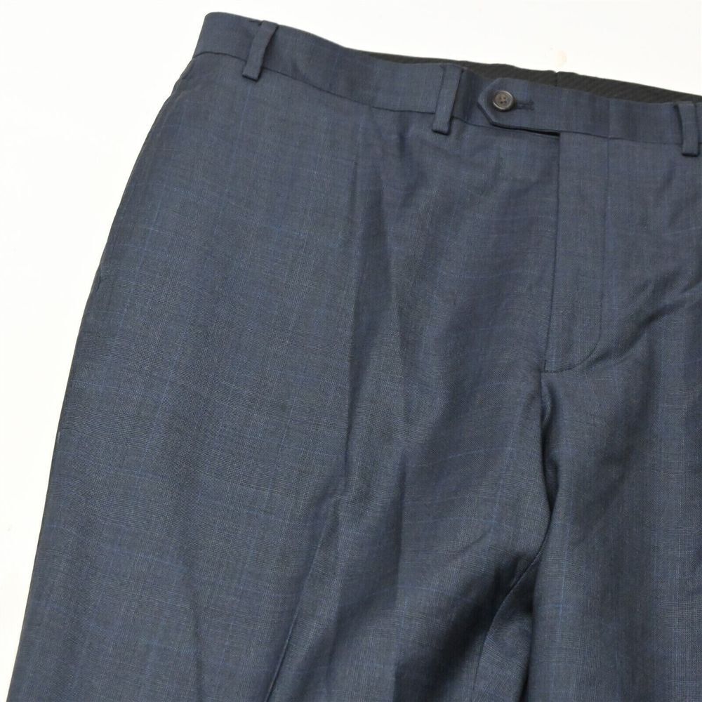 Lauren Ralph Lauren 46L 38x32 Navy Glenn Check Wool Sports Jacket Pants Suit - Picture 9 of 12